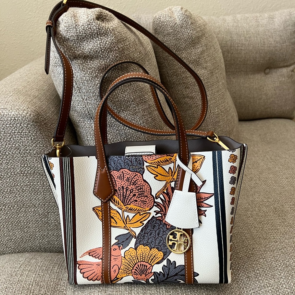 Tory Burch Perry Small Hand Painted Crossbody Bag NEW